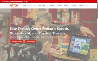 Elite Therapy Center of Belton website