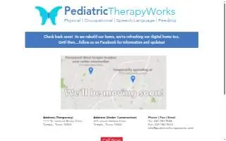 Pediatric Therapy Works website