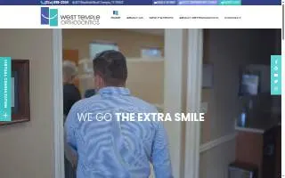 West Temple Orthodontics website