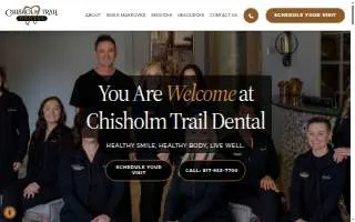 Chisholm Trail Dental website