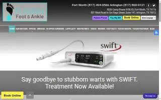 Fusion Foot & Ankle: Fort Worth - Moody Mankerious, DPM website