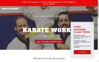 Karate Works website