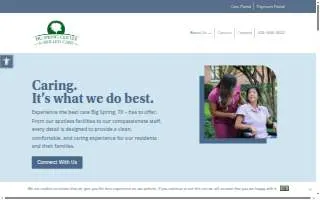 Big Spring Center for Skilled Care website