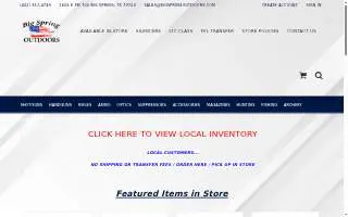 Big Spring Outdoors website
