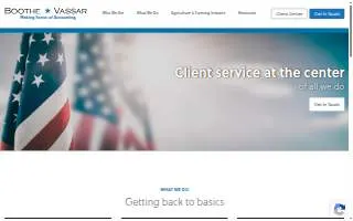 Boothe Vassar & Co website