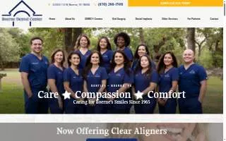 Boerne Dental Center website