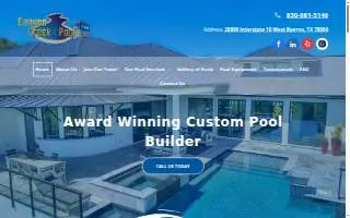 Canyon Creek Pools Inc website