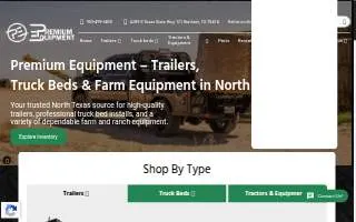 Premium Equipment LLC website