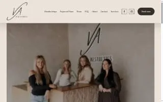 Vidal Aesthetics website