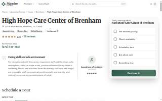High Hope Care Center of Brenham