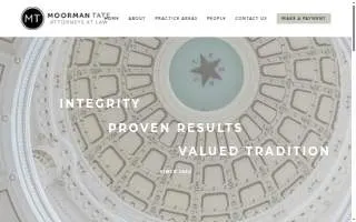 Moorman Tate, LLP website