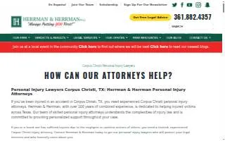 Herrman & Herrman, P.L.L.C. - Car Accident Lawyers website