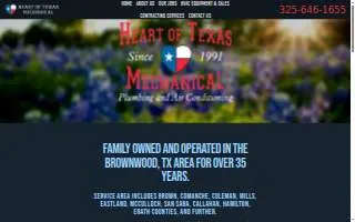 Heart Of Texas Mechanical Contracting website