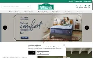 Mattressville website