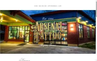 Arsenal Tattoo & Design website