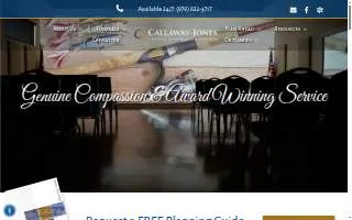 Callaway-Jones Funeral Home and Crematory website