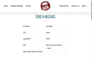 Complete K9 Training website