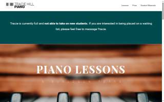 Piano Lessons | Tracie Hill