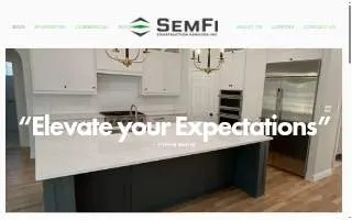 SemFi Construction Services Inc website