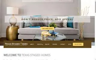 Texas Staged Homes of Canyon website