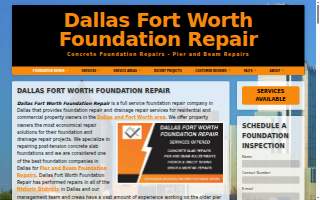 Dallas Fort Worth Foundation Repair