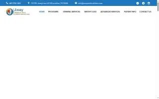 Josey Medical Clinic website