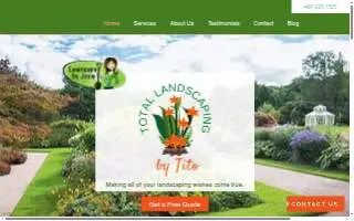 Lawncare by Josie website