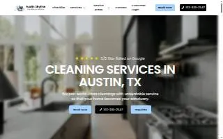 Austin Skyline Cleaning Services website