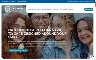 Cedar Park Smiles website