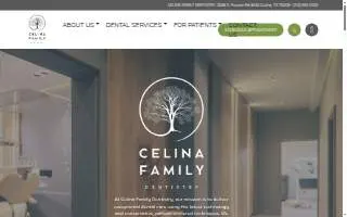 Celina Family Dentistry website