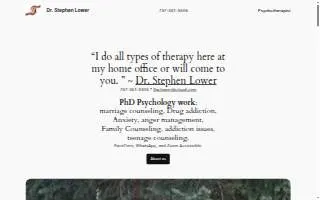 Dr Stephen Lower PhD website