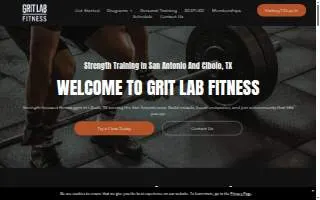 Grit Lab Fitness website