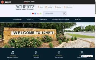 Schertz Law Center website