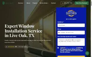 Shade Shield Solar Screens & Shades website