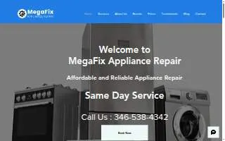 MegaFix Appliance Repair website