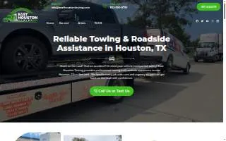 East Houston Towing website