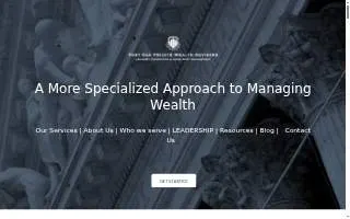 Post Oak Private Wealth Advisors of Cloverleaf website