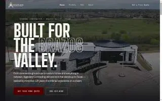 Aggieland Contracting website