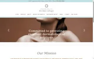 Brazos Valley Dermatology website