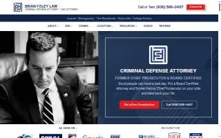 Brian Foley Law PLLC - College Station Criminal Defense Attorney - DWI Attorney website