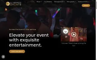 DJ Franco Events website