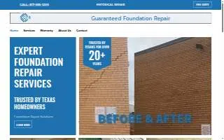 Guaranteed Foundation Repair LLC website
