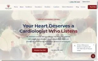 Healthy Living Heart and Vein website