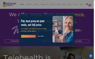 Medicap Pharmacy of Newton website