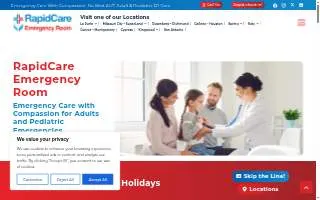 RapidCare Emergency Room - 24 Hr Conroe & Montgomery ER website