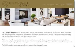 Lori Caldwell Designs of Converse website