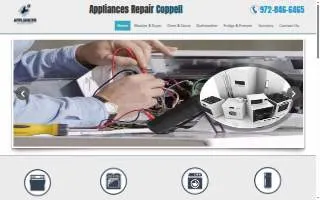 Coppell Appliance Repair website