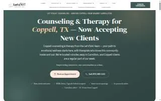 Coppell Counseling & Therapy website