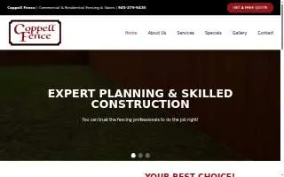 Coppell Fence website