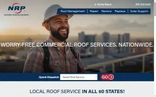 National Roofing Partners website